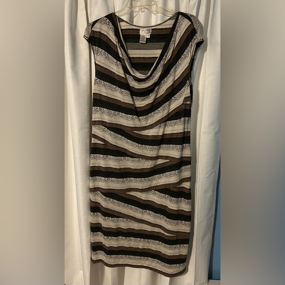 MSSP Striped Sleeveless Dress